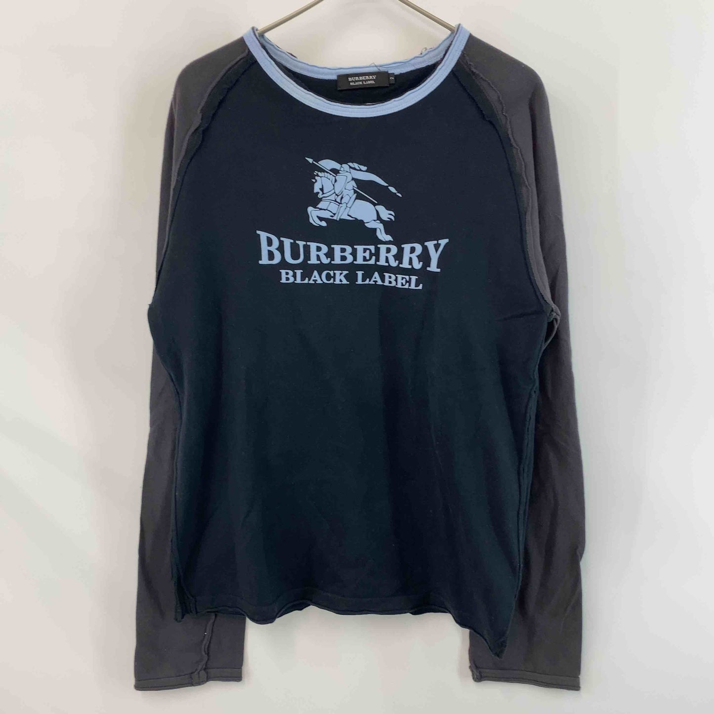 BURBERRY レディース バーバリー バイカラー Tシャツ/カットソー(七部/長袖)