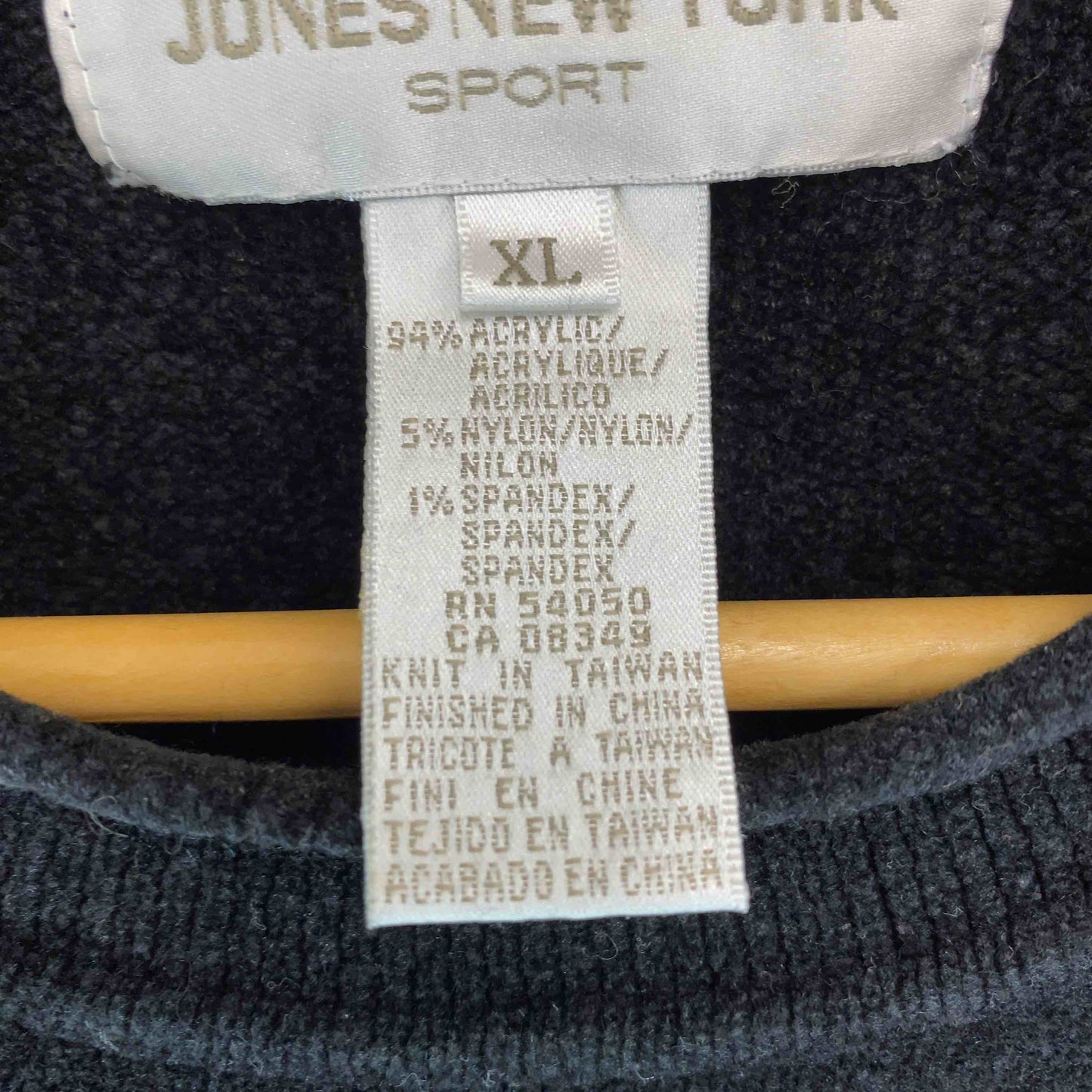 JONES NEW YORK  SPORT　ニット　ブラック　長袖