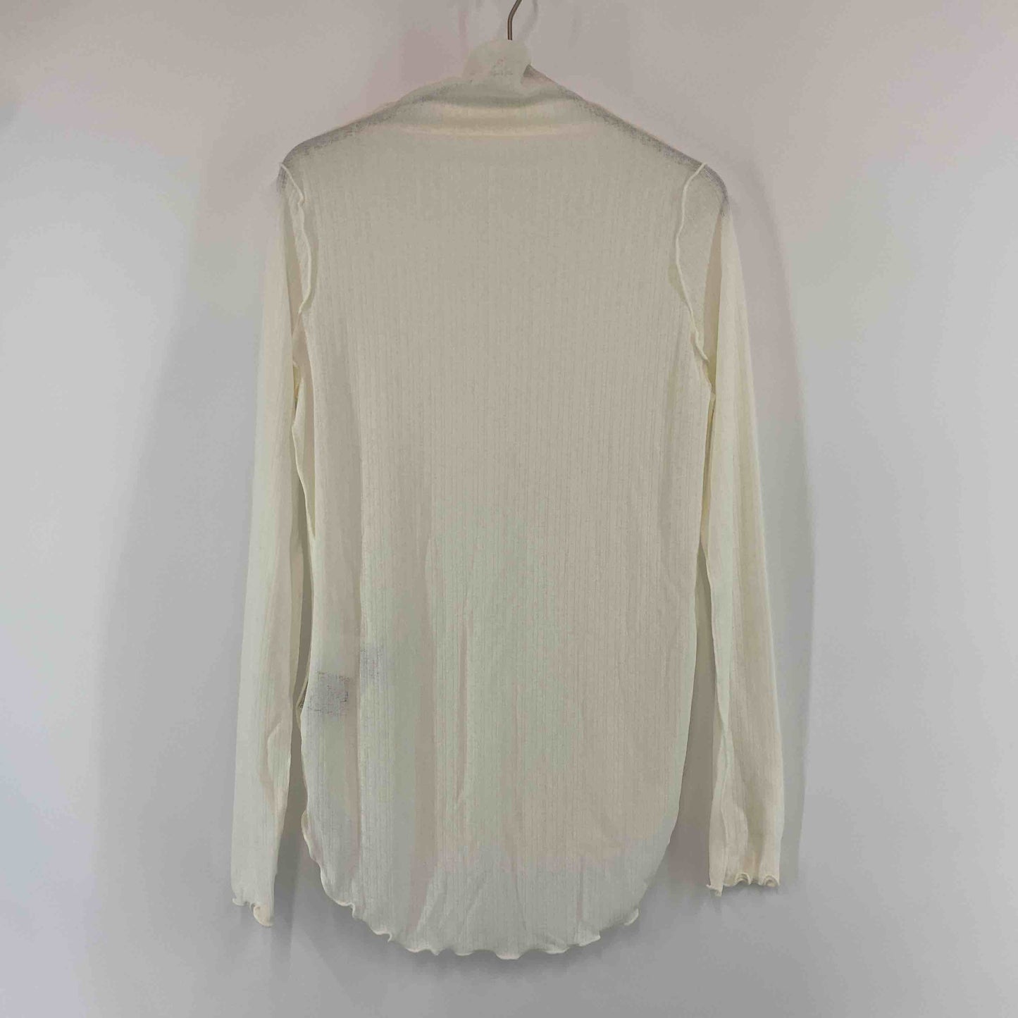 ROPE　ロペ　ハイネック　薄手　白　ホワイト　無地　インナー　長袖　　カットソー