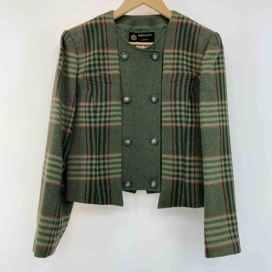 HARDY AMIES ハーディエイミス  レディース ノーカラージャケット スカートスーツセットアップ