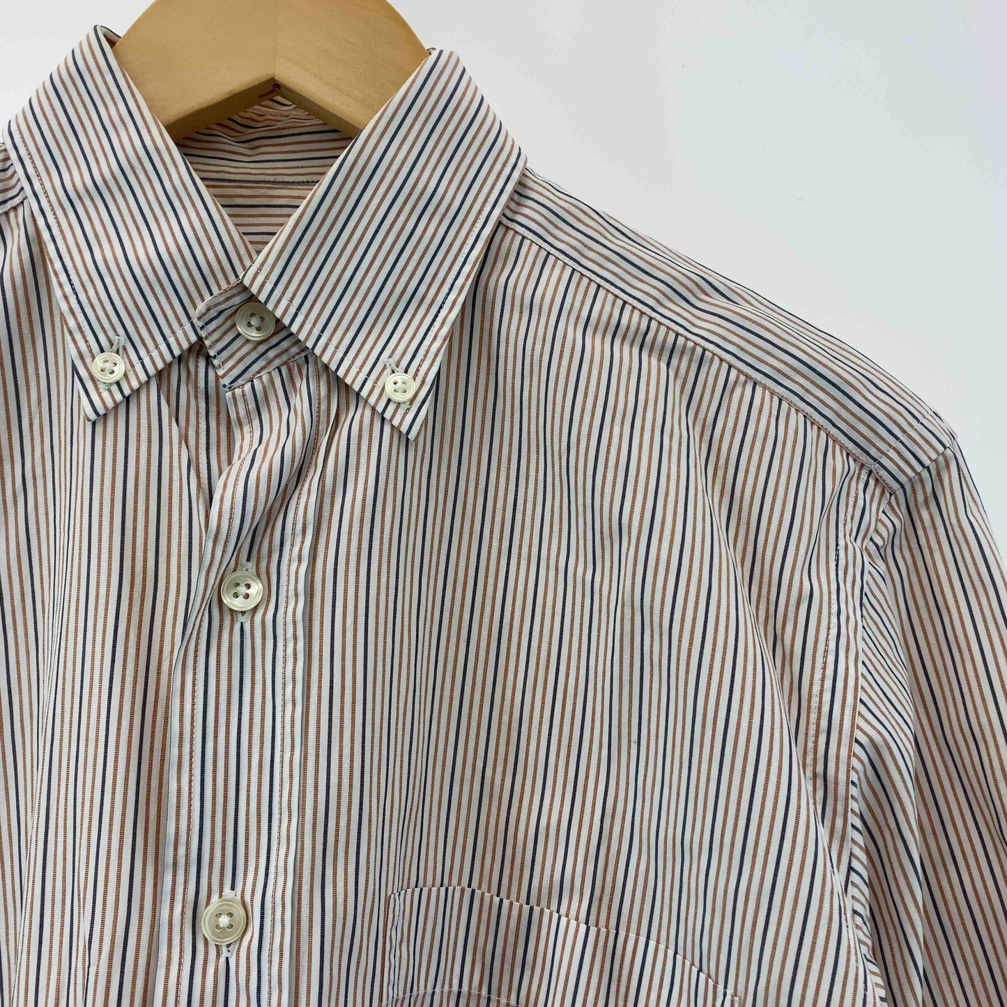 dunhill ダンヒル　ストライプ　長袖　メンズ シャツ