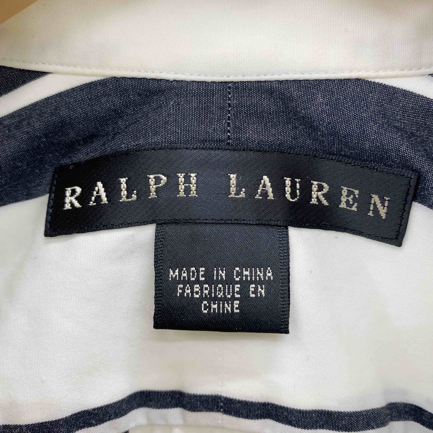 Ralph Lauren レディース ラルフローレン シャツ　ブラウス　長袖　カフス袖　ストライプ