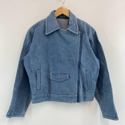 レディース デニムライダースジャケット Gジャン/デニム