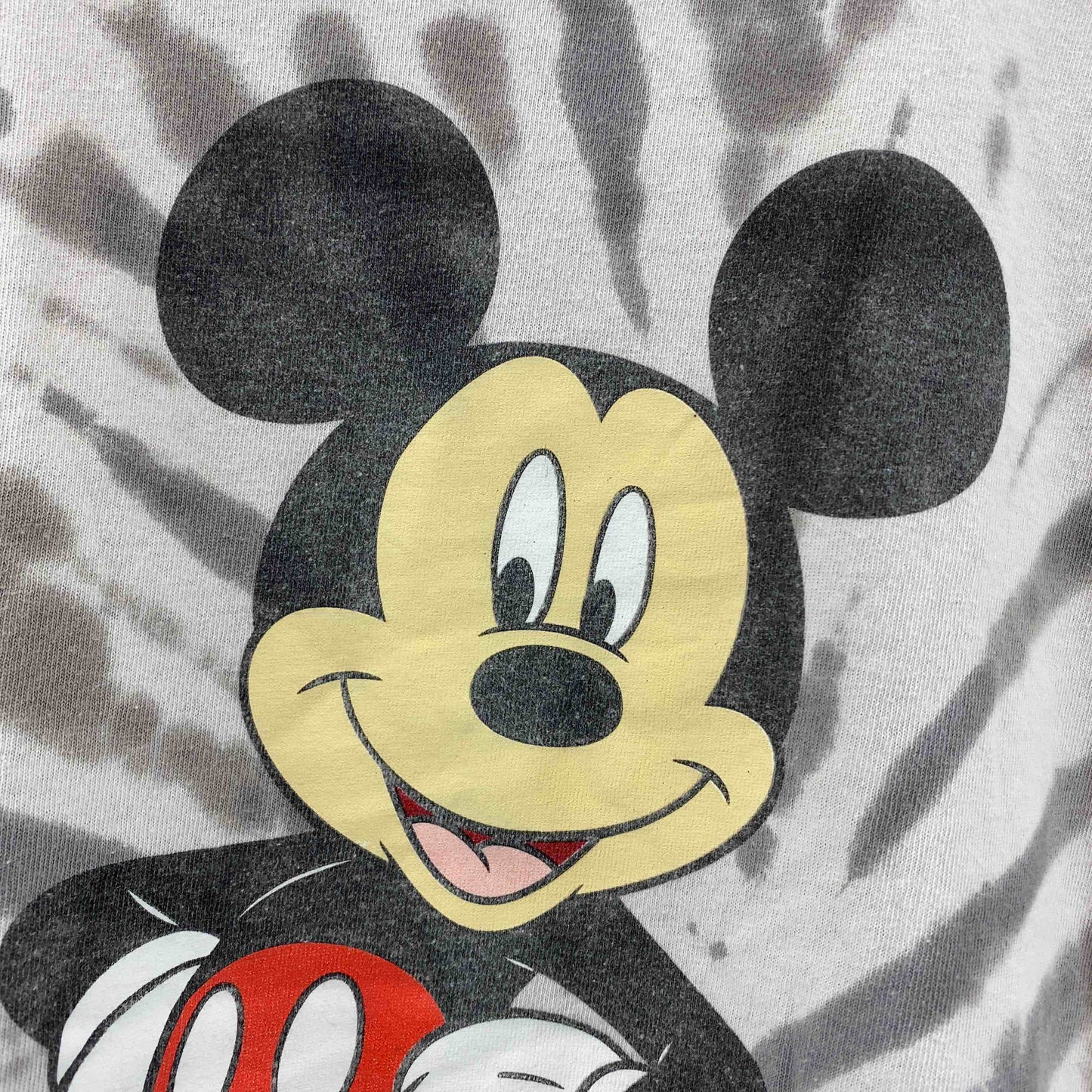 Disney ディズニー メンズ プリント Tシャツ 半袖　タイダイ　ミッキー
