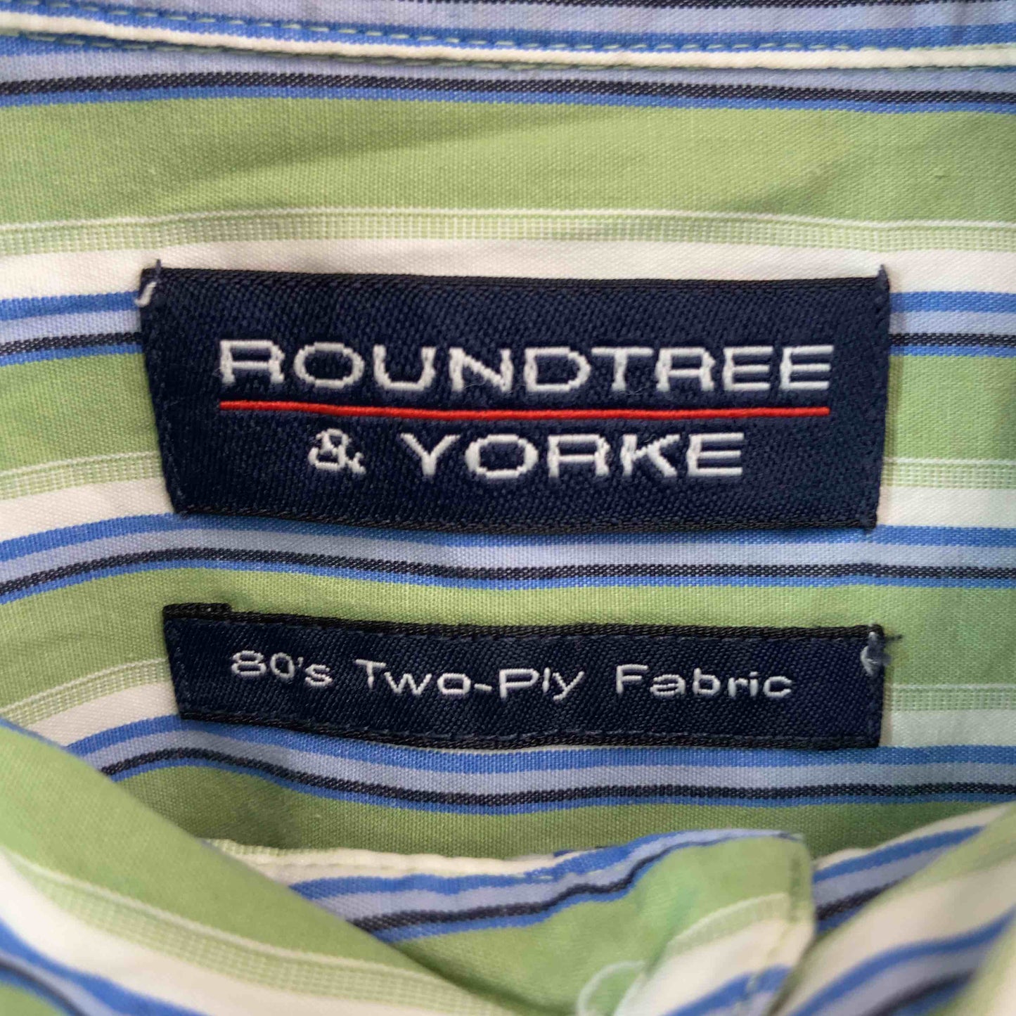 ROUNDTREE&YORKE メンズ  シャツ　ボタンダウン　ストライプ