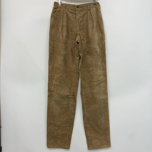 無地 シンプル 2タック コーデュロイ メンズ パンツ スラックス