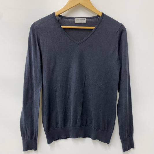 英国製 ジョンスメドレー JOHN SMEDLEY メンズ  Ⅴネック 薄手ニット/セーター