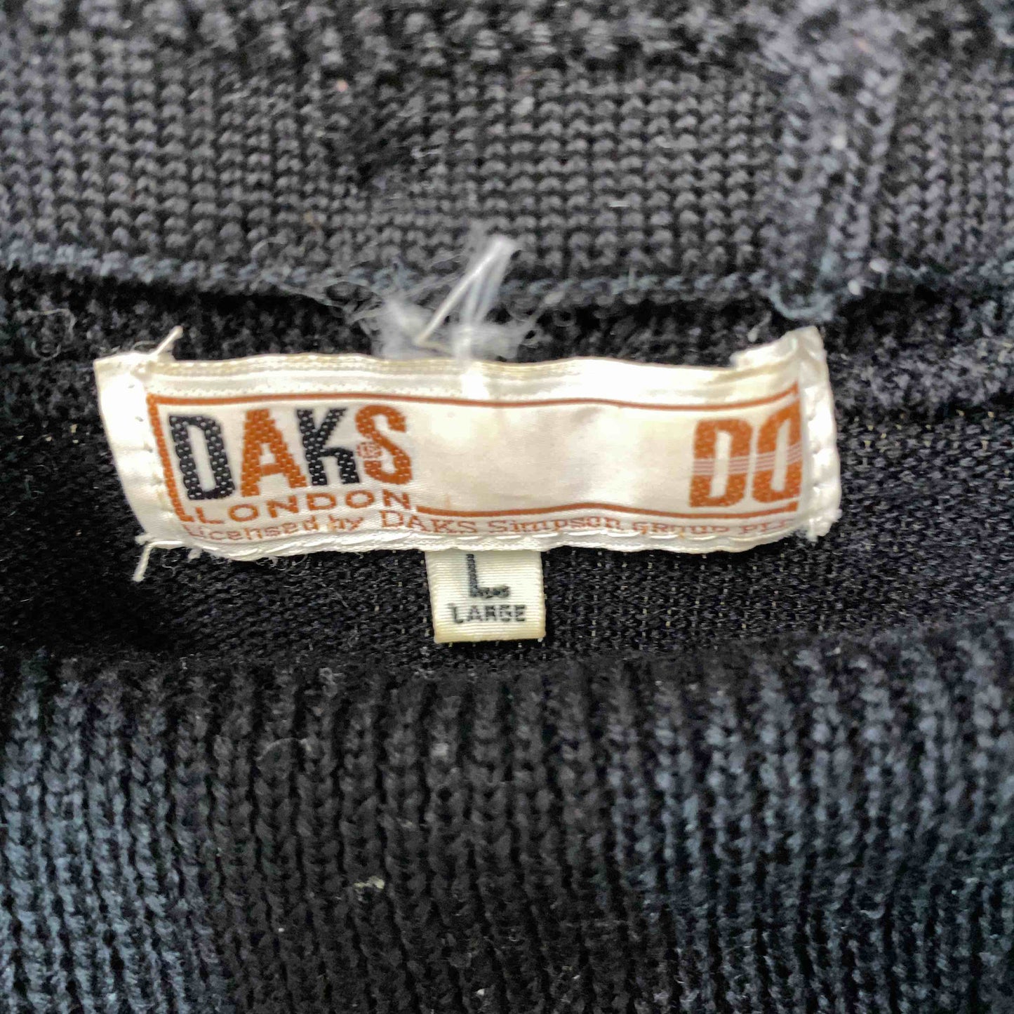 DAKS ダックス レディース  ニット　タートルネック　取り外し　セーター　ケーブル編み