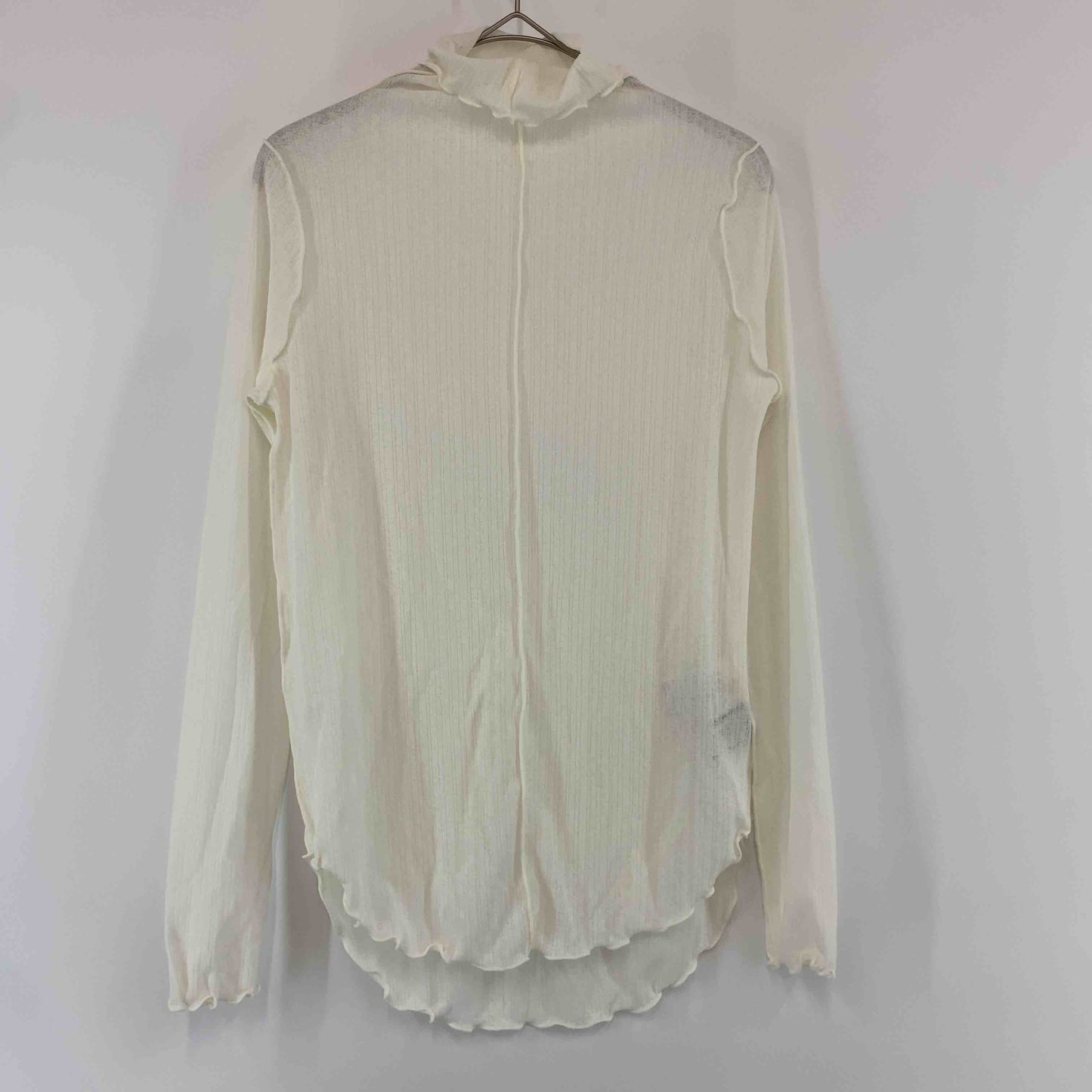 ROPE　ロペ　ハイネック　薄手　白　ホワイト　無地　インナー　長袖　　カットソー