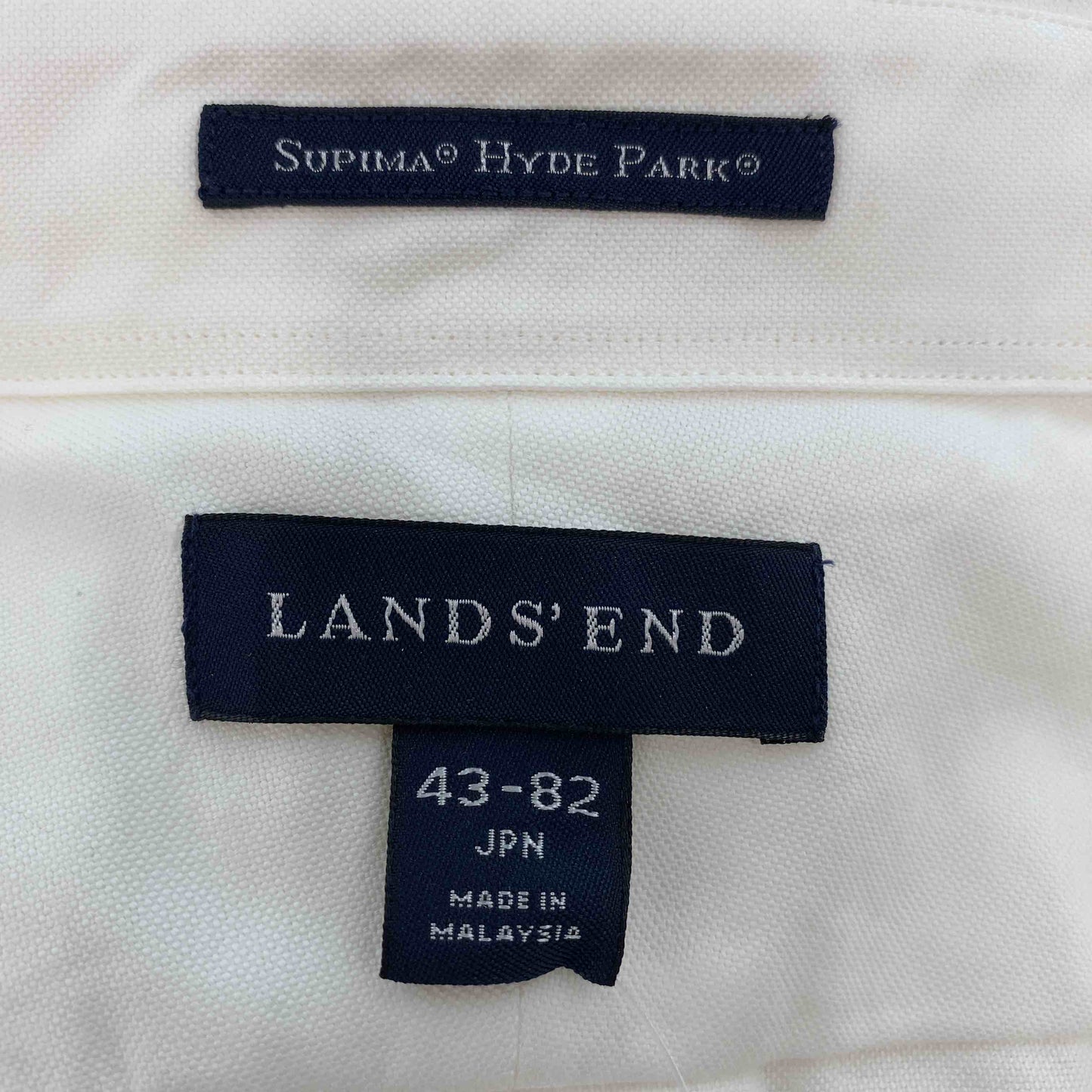 LAND'S END メンズ ランズエンド シャツ オフ 長袖