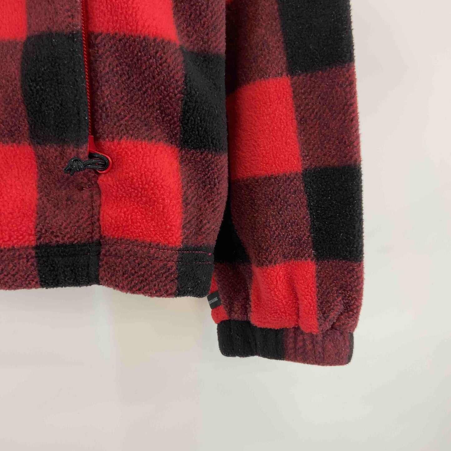 Columbia コロンビア メンズ フリースアウター　チェック　赤　ロゴ刺繍