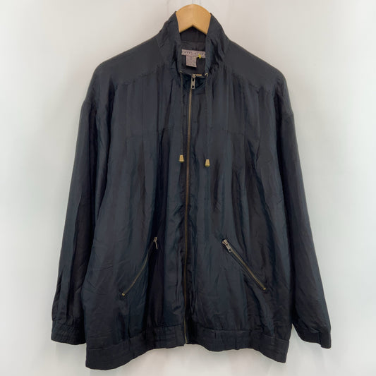 ロバートストック ROBERT STOCK メンズ　ブルゾン　ジップアップ　シルク