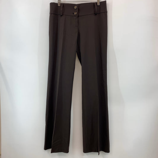 花柄ボタン レディース パンツ スラックス