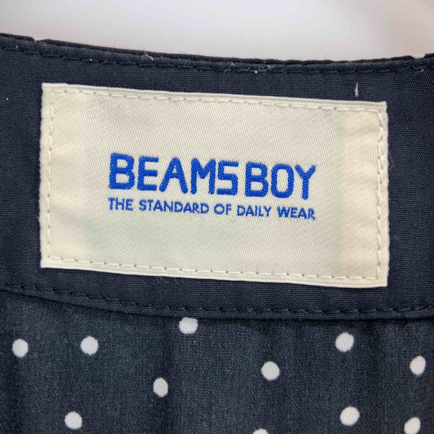 BEAMS BOY　レディース ビームスボーイ ロングワンピース 水玉 半袖