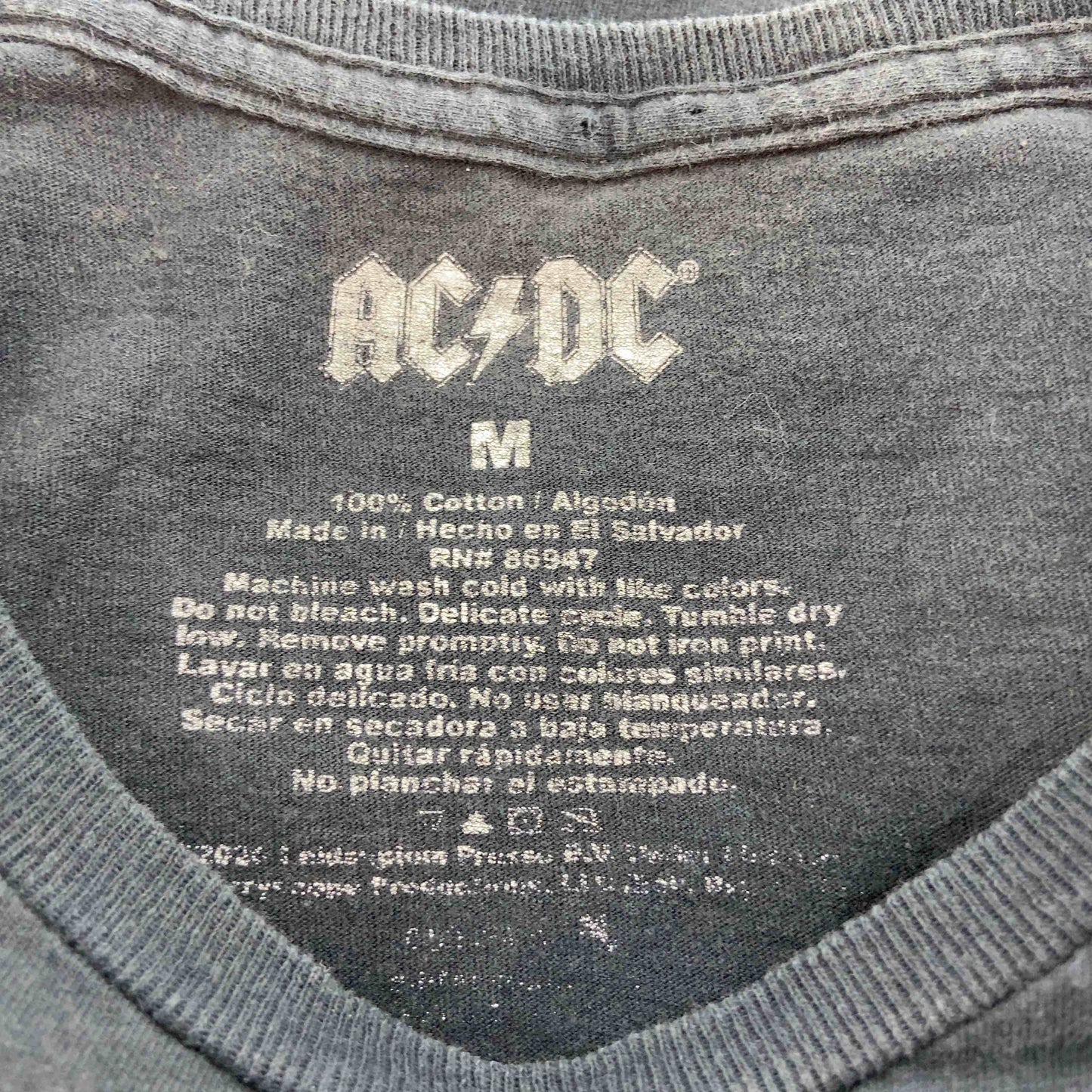 AC/DC メンズ  Tシャツ(半袖/袖無し)