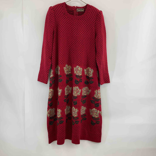 斎藤都世子 サイトウトヨコ レディース  ロングワンピース　ドット柄　花柄