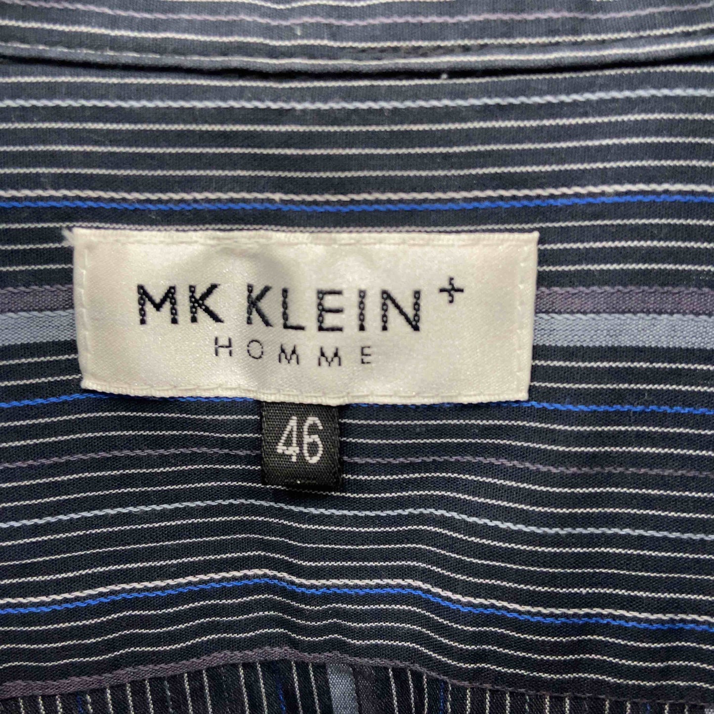 MK　KLEIN　HOMME　 メンズ  シャツ　ストライプ柄